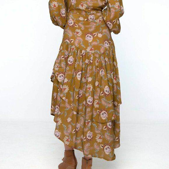 PALMA AUSTRALIA Elsie Long Sleeve Tiered Maxi Dress R$300 - Picture 7 of 9